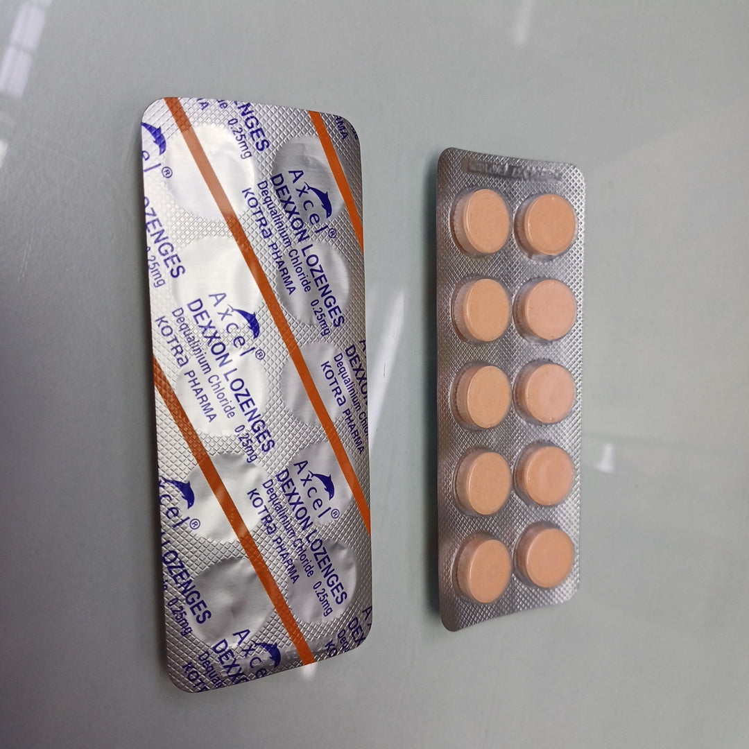 DEXXON LOZENGES AXCEL 10'S (1 STRIP) Medibay Pharmacy Health