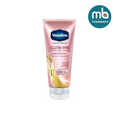 VASELINE GLUTA-HYA SERUM BURST DEWY RADIANCE LOTION 200ML