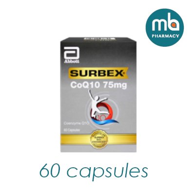 SURBEX COQ10 75MG CAPSULE 60'S