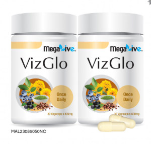 MEGALIVE VIZGLO 500MG VEGECAPS 30'S X2