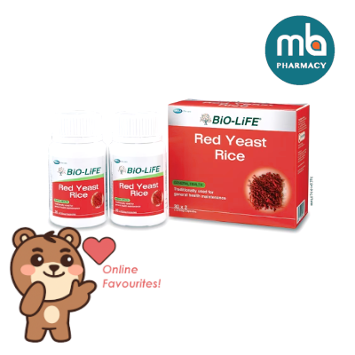 BIO-LIFE RED YEAST RICE CAPSULES 30'S X2