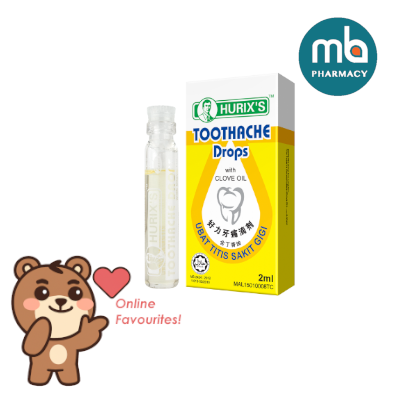 HURIX’S TOOTHACHE DROPS (WITH CLOVE OIL)