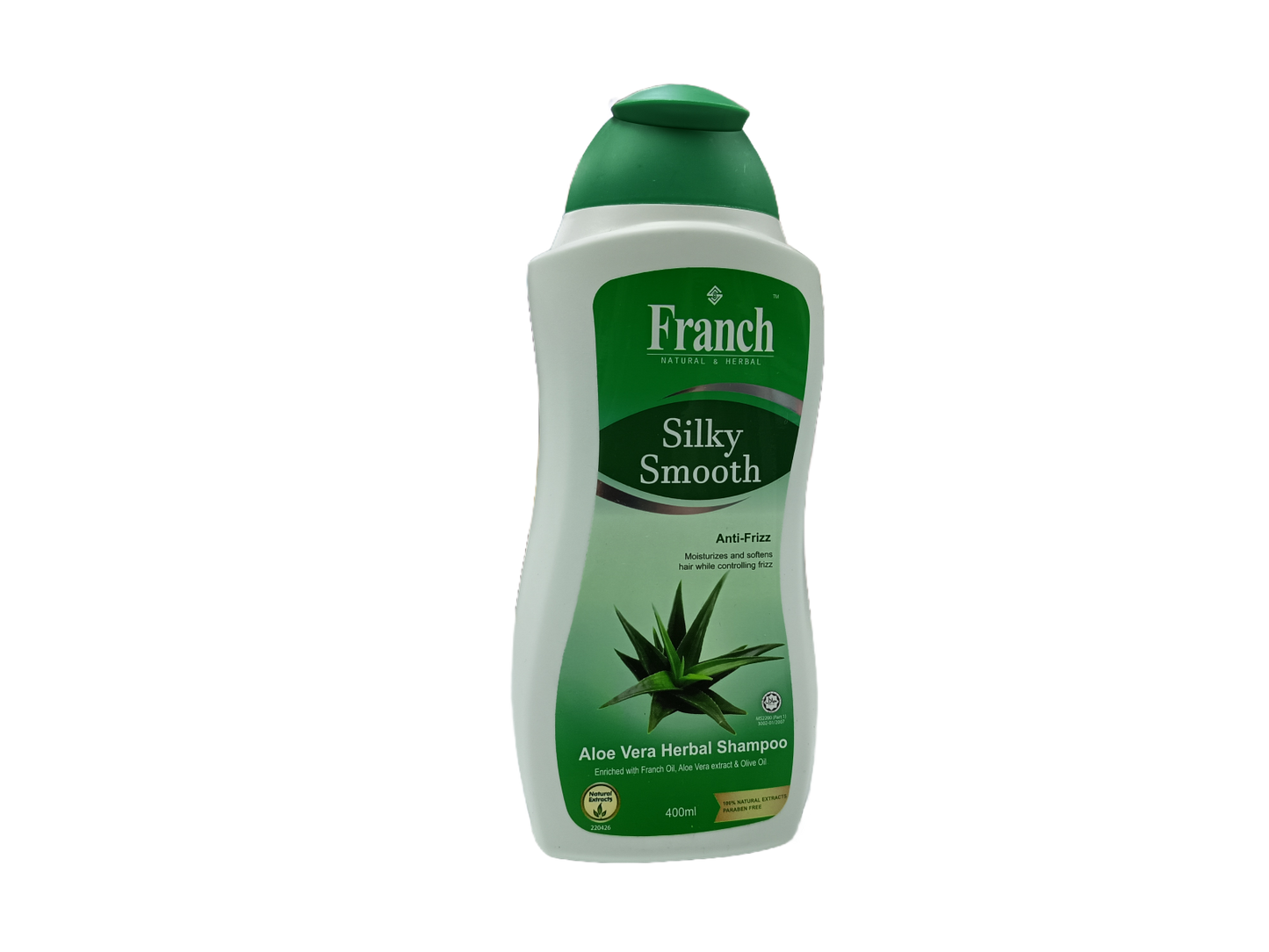 Franch Silky Smooth Anti-Frizz Aloe Vera Herbal Shampoo 400ml