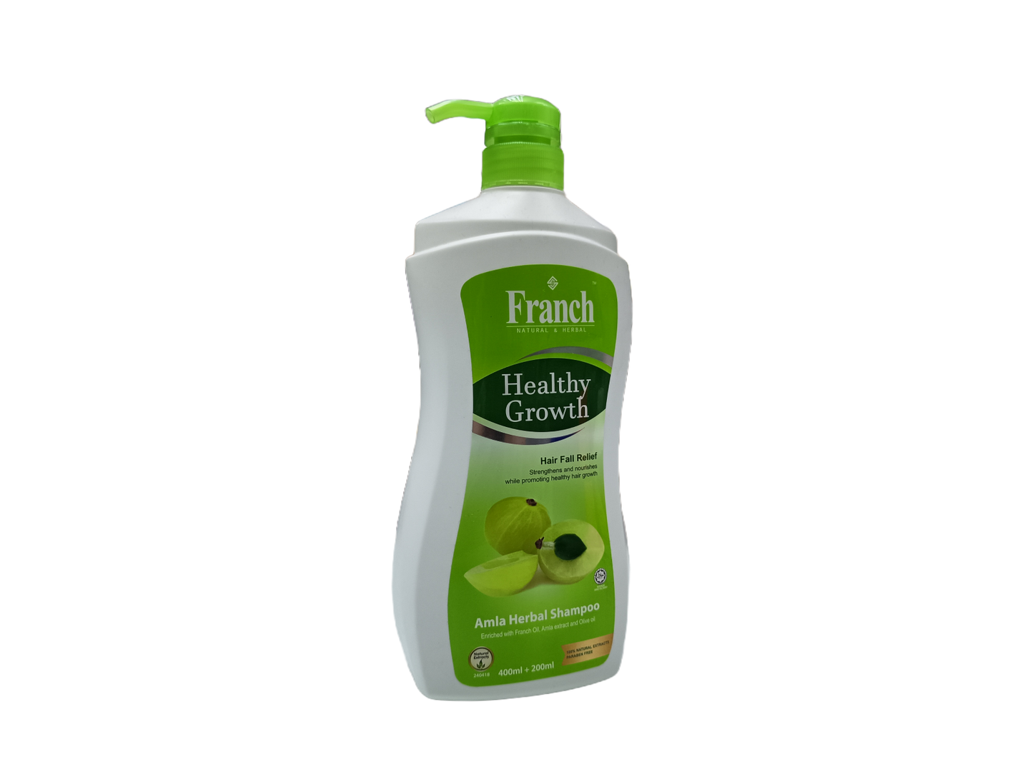 Franch Health Growth Hair Fall Relief Amla Herbal Shampoo 400ml