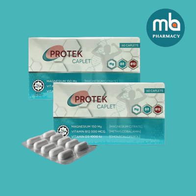 PROTEK MAGNESIUM VITAMIN D CAPLET 60'S