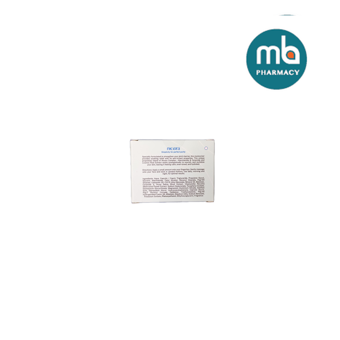 Nicera Niacinamide & Ceramide Moisturizer 50ml