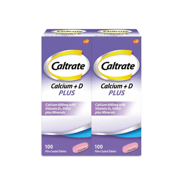 CALTRATE 600 PLUS Tablet 2X100'S
