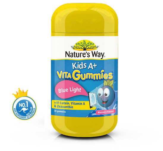NATURE'S WAY KIDS A+ VITA GUMMIES BLUE LIGHT 30'S