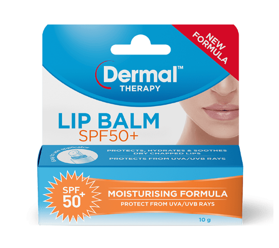 Dermal Therapy Lip Balm SPF 50+ 10g | Ultimate Sun Protection for Dry & Chapped Lips