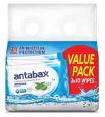 ANTABAX ANTIBAC WIPES 3X10'S