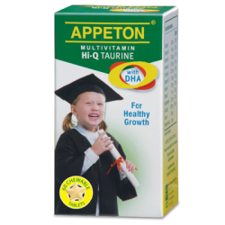 APPETON MULTIVITAMIN HI-Q TAURINE WITH DHA TABLET 60'S