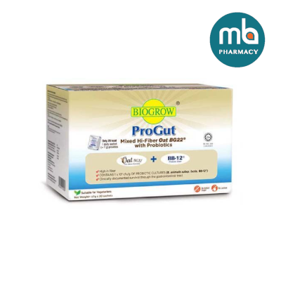 BIOGROW PROGUT HI-FIBER SACHET 30'S