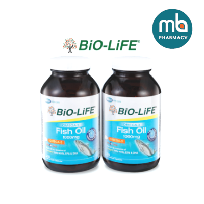 BIO-LIFE OMEGA FISH OIL 1000MG 2X200S