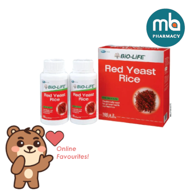 BIO-LIFE RED YEAST RICE CAPSULES 2X100'S