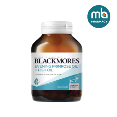 BLACKMORES EVENING PRIMROSE OIL + FISH OIL CAPSULES 120'S