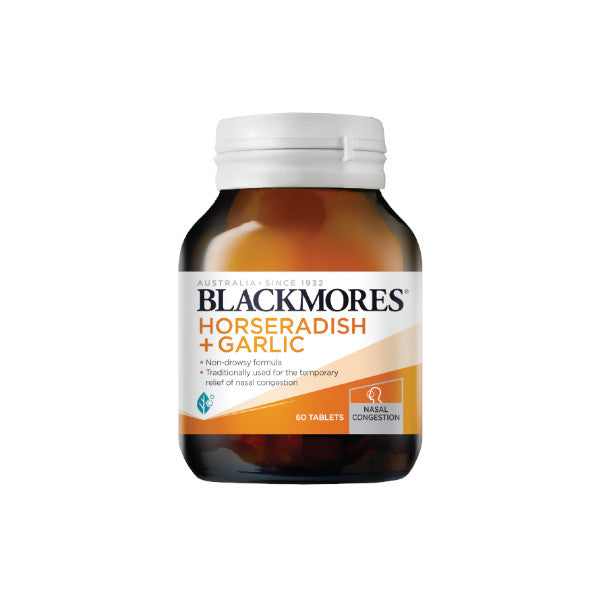BLACKMORES HORSERADISH + GARLIC TAB 60'S