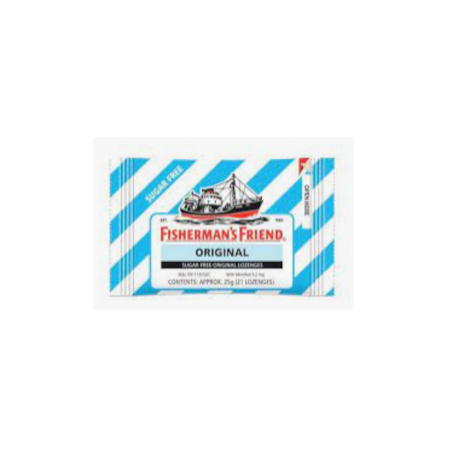 FISHERMAN'S FRIEND ORIGINAL FLAVOR SUGAR FREE 25G 1'S
