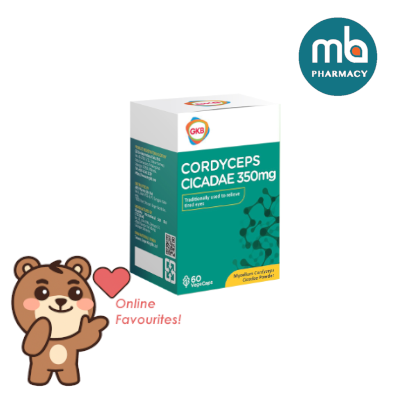 GKB CORDYCEPS CICADAE 350MG VEGECAPS 60'S