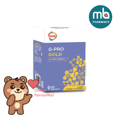 GKB G-PRO GOLD Probiotic Vegecaps (60s) - Gut Health Supplement ...