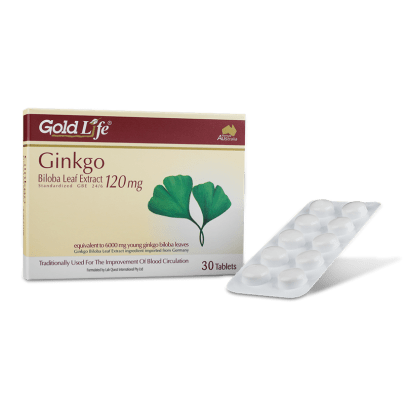 GOLDLIFE GINKGO TABLET 120MG 120'S