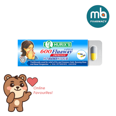 HURIX'S 600 FLUAWAY CAPSULE 6'S