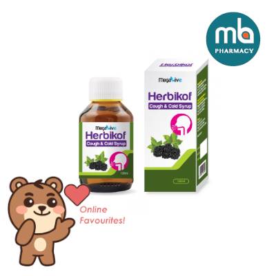MEGALIVE HERBIKOF COUGH AND COLD SYRUP 100ML