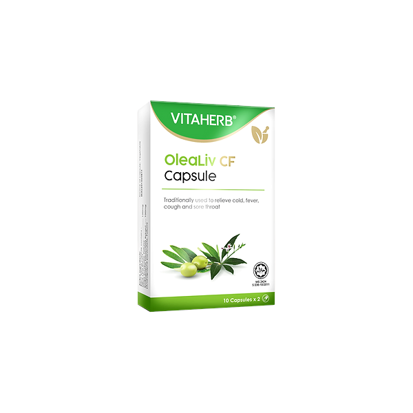 VITAHERB OLEALIV CF CAPSULES 20'S