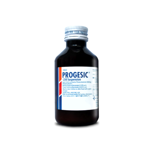 PROGESIC 250MG/5ML SUSPENSION 100ML