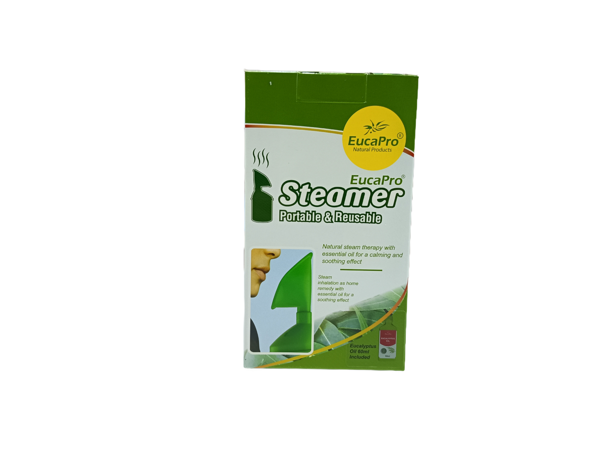 EucaPro Inhaler Steam Bottle With 60ml Eucalyptus Oil Set 1's – Medibay ...