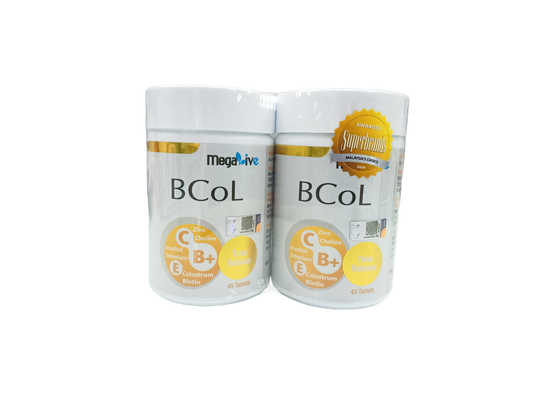 MegaLive BCol Tablets 45's x2