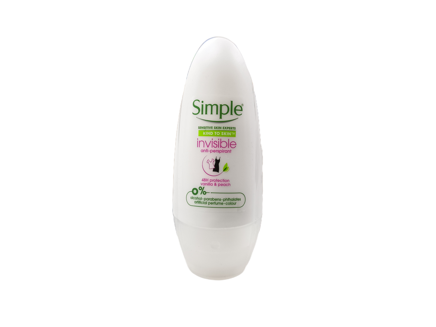 Simple Roll On Deodorant Anti-Perspirant Invisible 45ml