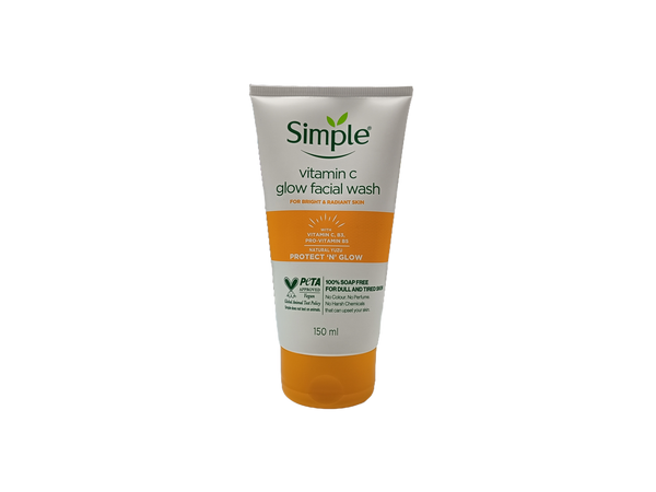 Simple Vitamin C Glow Facial Wash 150ml