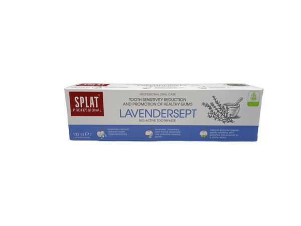 SPLAT Professional LAVENDERSEPT Toothpaste 100ML: Total Care for Healthy Gums & Sensitivity