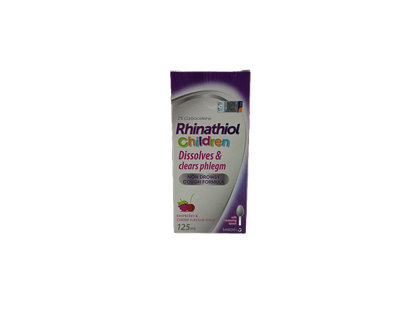 Rhinathiol Children Syrup 125ml - Cherry Flavour