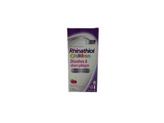 Rhinathiol Children Syrup 125ml - Cherry Flavour