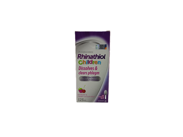 Rhinathiol Children Syrup 125ml - Cherry Flavour