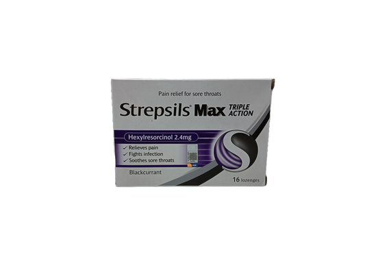 Strepsil's Max Lozenges 16's
