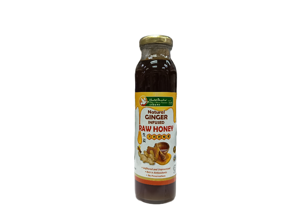 Health Paradise Natural Raw Ginger Infused Honey 410g