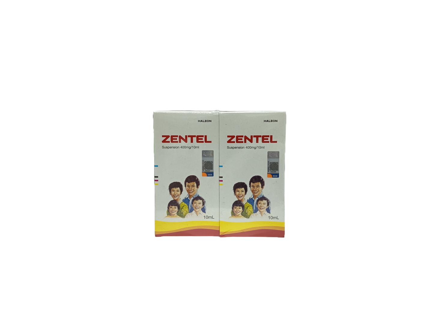 ZENTEL 400MG SUSPENSION 10ML X2