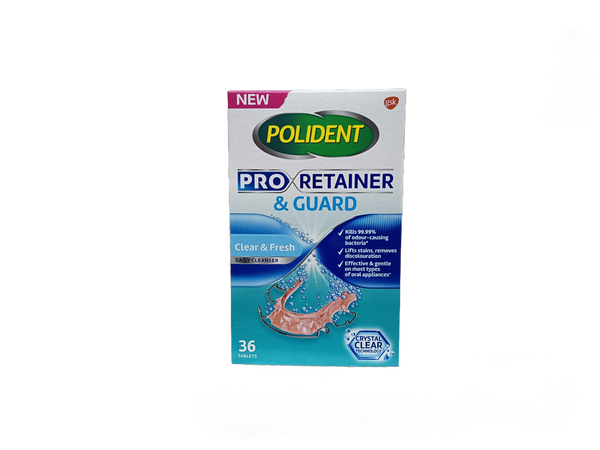 POLIDENT PRO RETAINER GUARD TAB 36'S