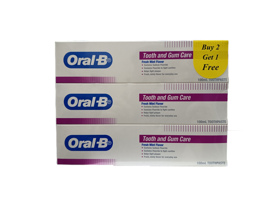 Oral B Toothpaste 100ml x 3