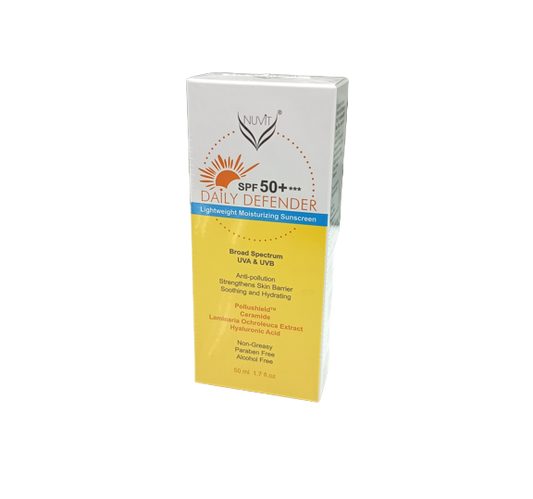Nuvit Daily Defender Lightweight Moisturizing Sunscreen SPF50+ 50ml