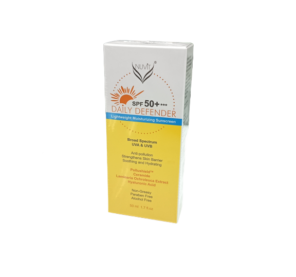Nuvit Daily Defender Lightweight Moisturizing Sunscreen SPF50+ 50ml
