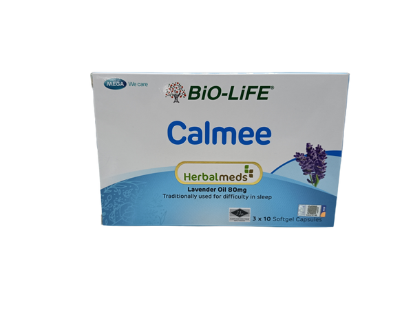 BIO-LIFE HERBALMEDS CALMEE SOFTGEL CAPSULES 30'S