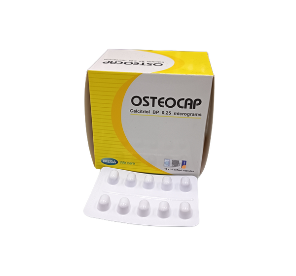 OSTEOCAP 0.25MCG Softgel Capsules (100 capsules)
