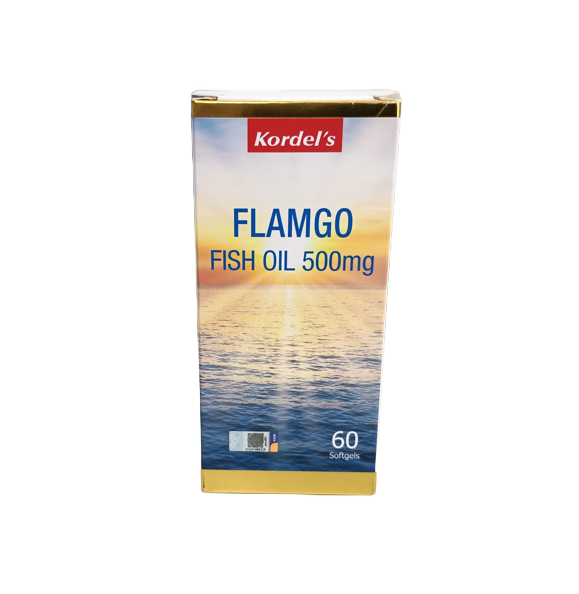 Kordel's Flamgo Fish Oil 500mg Softgels 60's