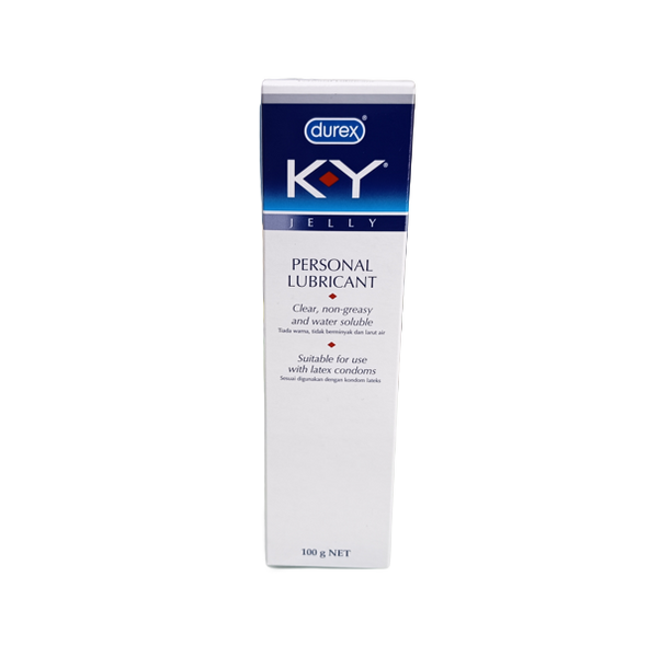 K-Y Jelly Personal Lubricant 100g | Water-Based & Condom-Safe Gel