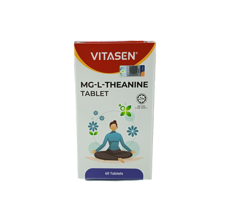 Vitasen MG-L-Theanine Tablets 60's
