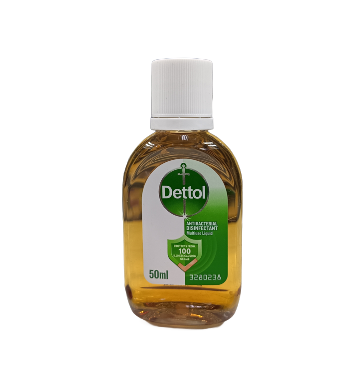 Dettol Antibacterial Disinfectant Liquid 50ml | Kills 99.9% of Germs & COVID-19 Virus