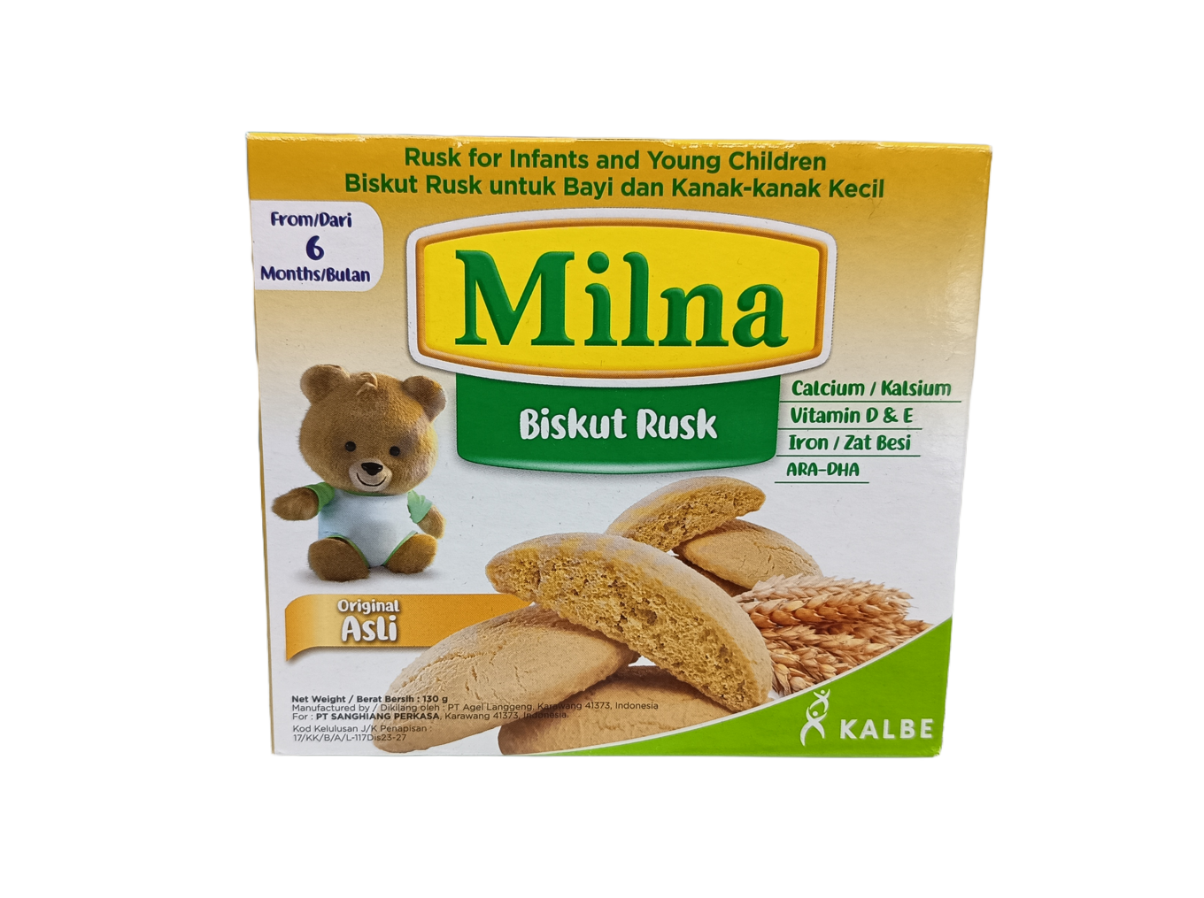 MILNA BISKUT ORIGINAL 130G